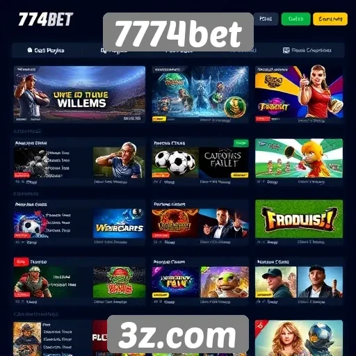 7774bet oferece diversidade de jogos e apostas